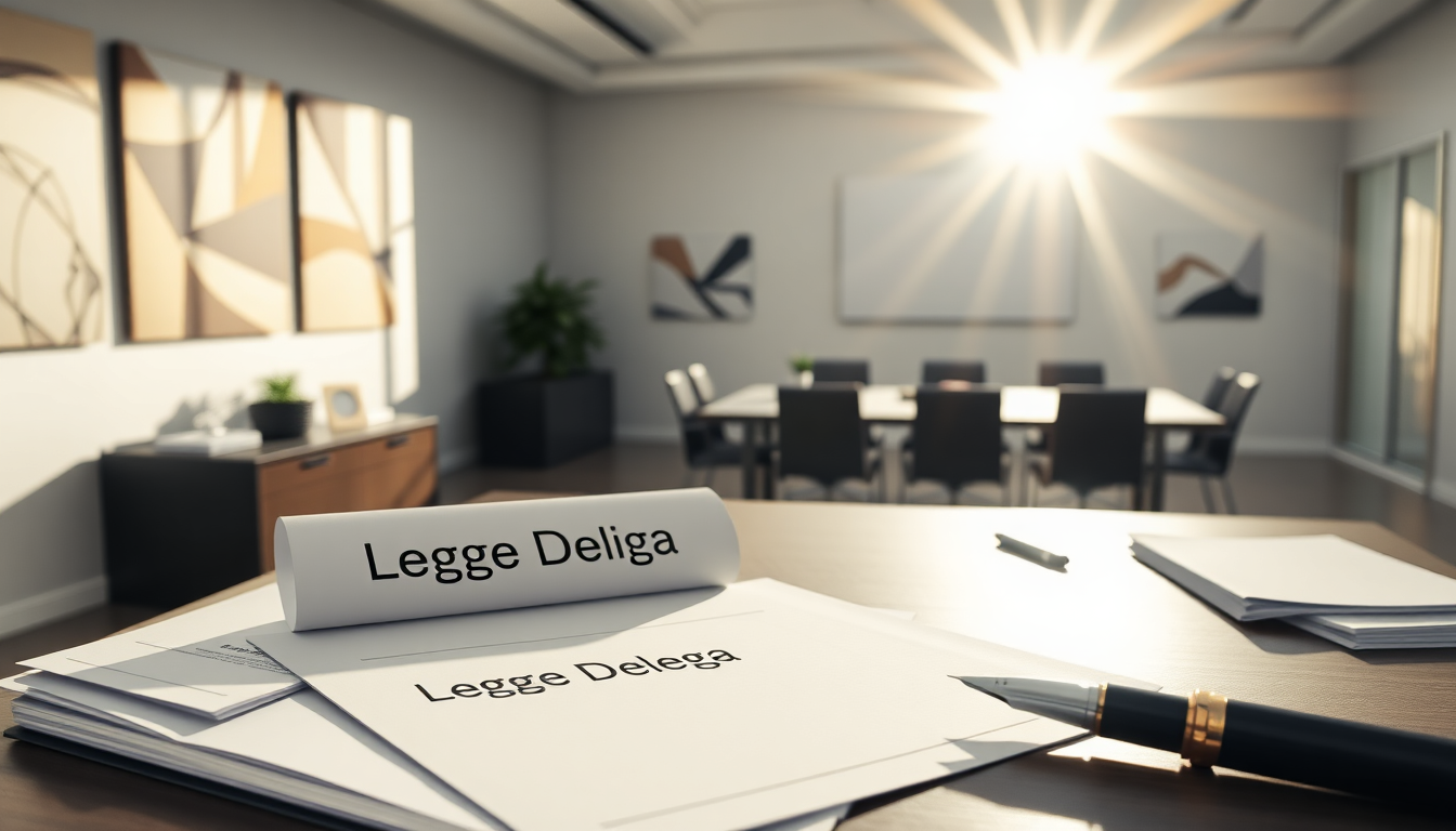 scopri la legge delega e le sue implicazioni 1752588093