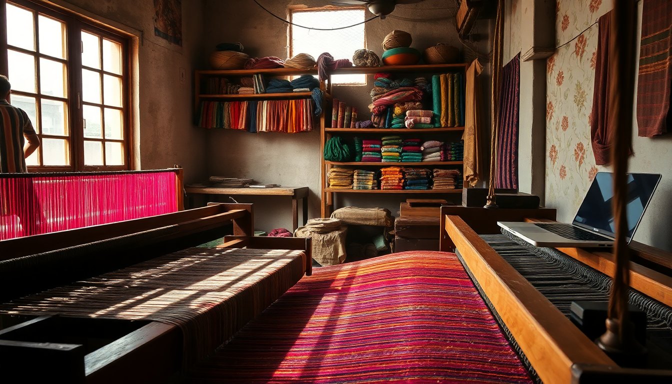 come la formazione digitale trasforma la tessitura della seta in india 1760663736