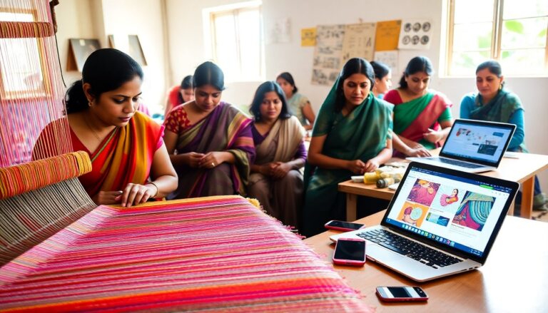 come le competenze digitali stanno trasformando il patrimonio della seta in india 1760838231