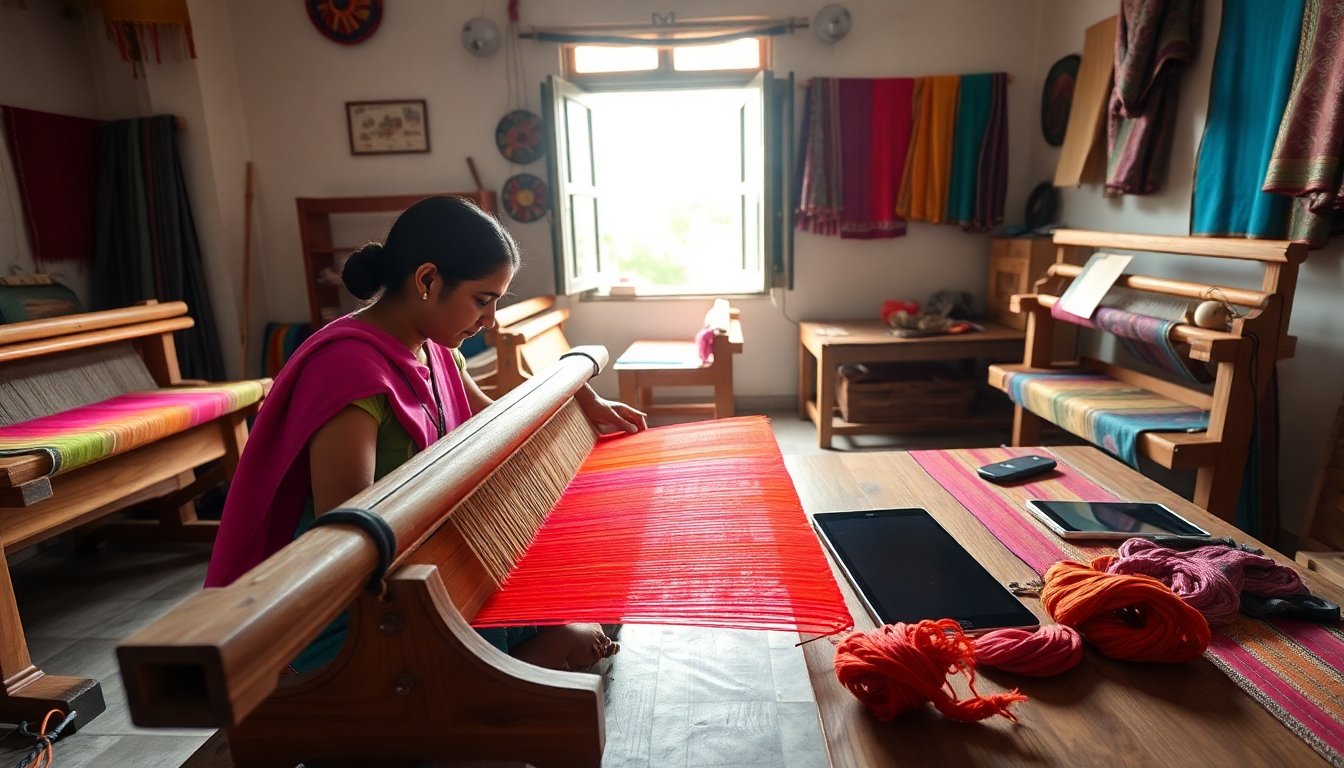 sfruttare le competenze digitali per valorizzare la comunita dei tessitori di seta in india 1760896473