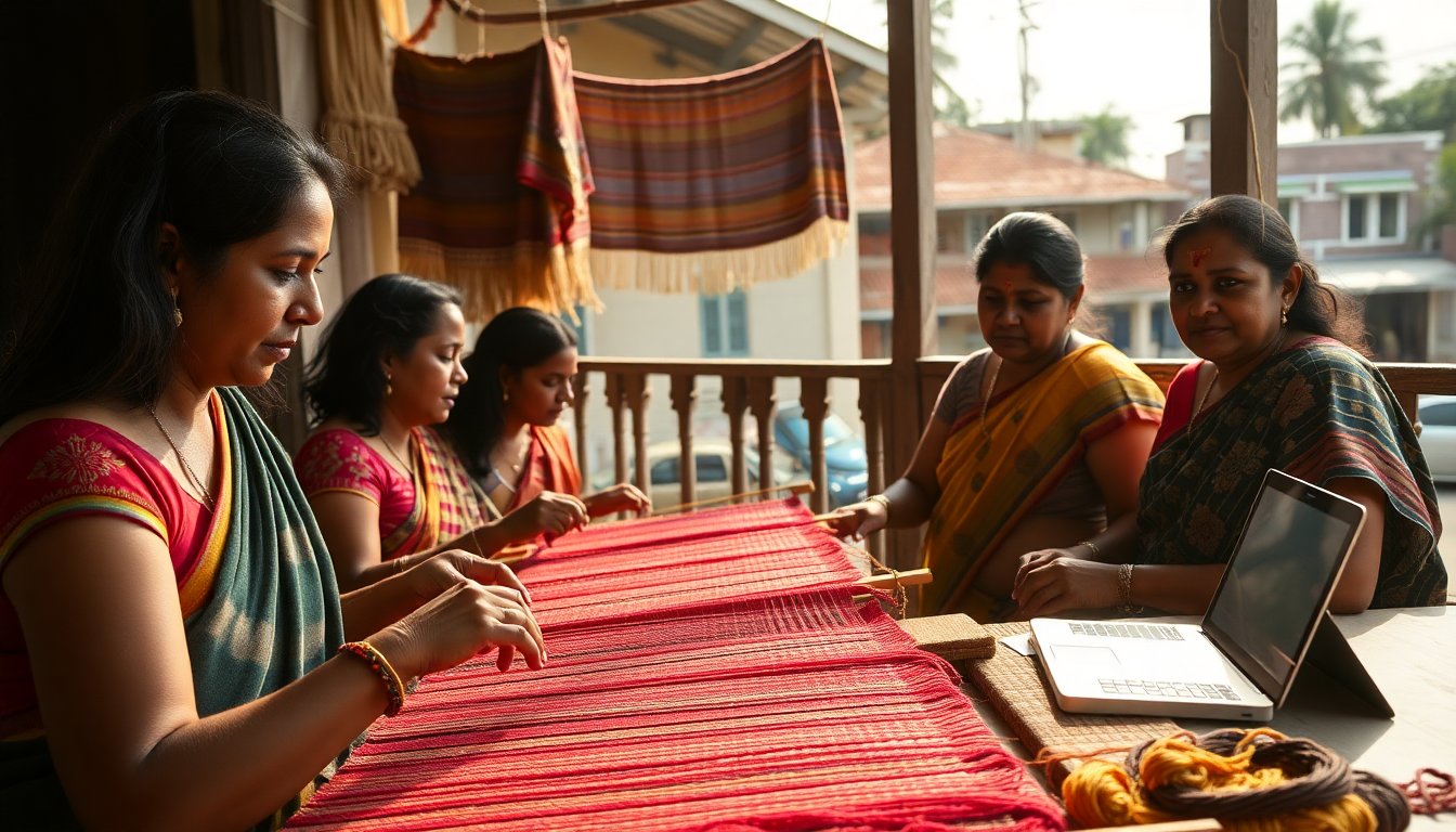 come lintelligenza artificiale sta rivoluzionando larte dei tessitori in india scoprilo ora 1763139490