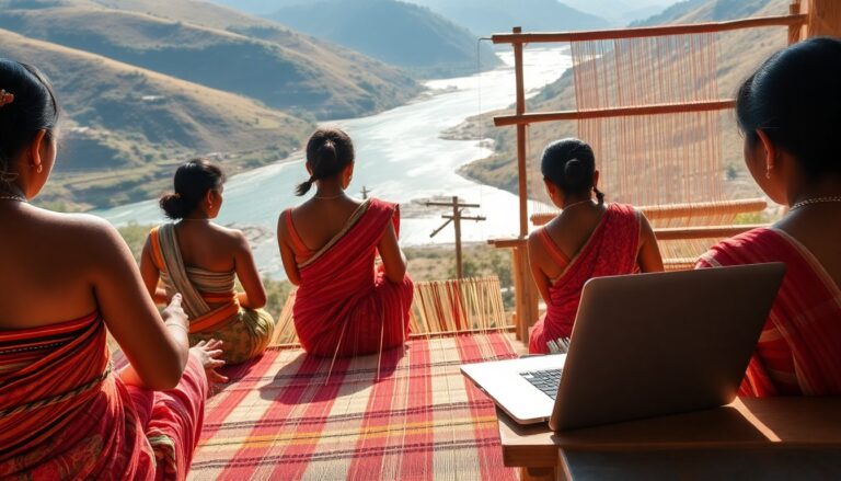 lintelligenza artificiale e i tessitori indiani un connubio innovativo per il futuro dellarte tessile 1763109914